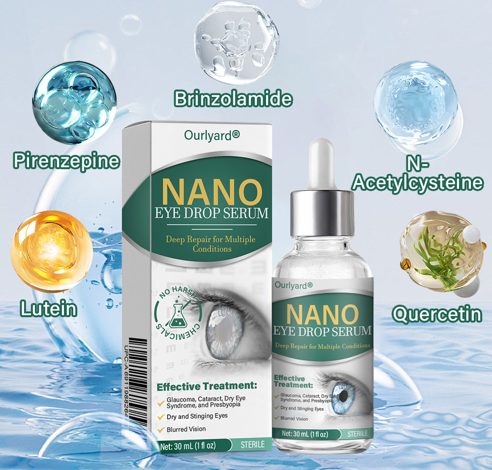 ✅Ourlyard® Nano Eye Drops Serum 👩⚕️Suitable for presbyopia, dry eye syndrome, glaucoma, and cataracts 🍁 🍁
