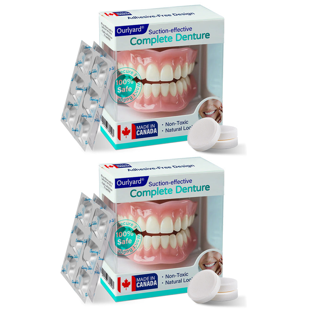✅ Made and Shipped from Canada | Ourlyard® Suction-fit Complete Denture☘️