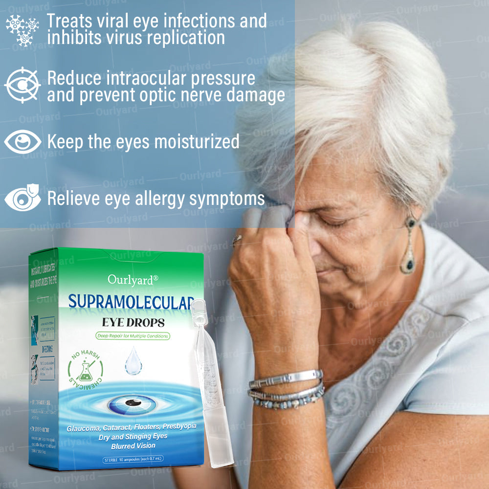 đŠââď¸OurlyardÂŽ Supramolecular Eye Drops â
Health Canada Approved (Suitable for cataracts, AMD, dry eye and presbyopia)
