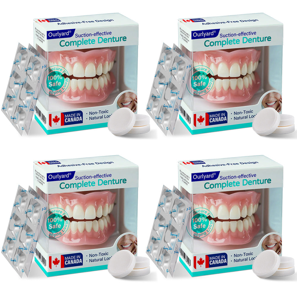 ✅ Made and Shipped from Canada | Ourlyard® Suction-fit Complete Denture☘️