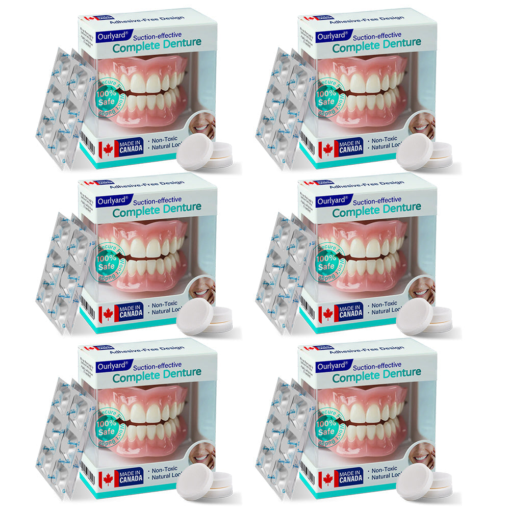 ✅ Made and Shipped from Canada | Ourlyard® Suction-fit Complete Denture☘️