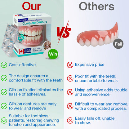 ✅ Made and Shipped from Canada | Ourlyard® Suction-fit Complete Denture☘️