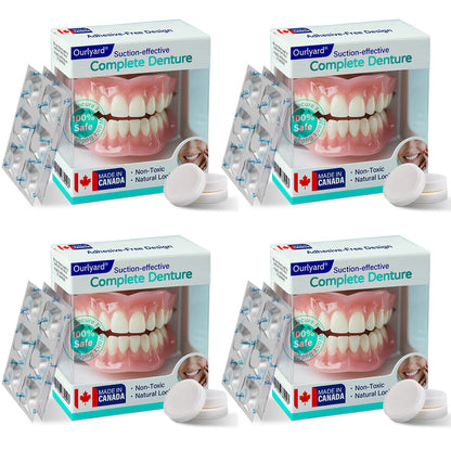 ✅ Made and Shipped from Canada | Ourlyard® Suction-fit Complete Denture☘️